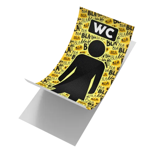 Adesivo para Porta em Adesivo Vinil por m²