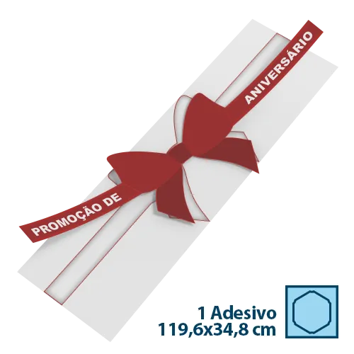 Adesivo Laço Vinil 119,6x34,8cm