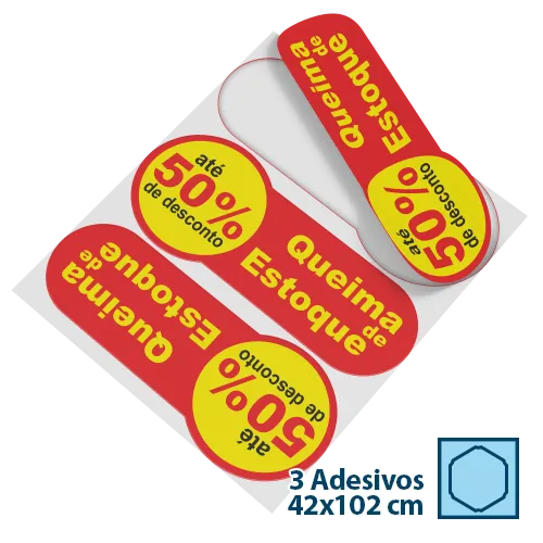 3 Queima Estoque 42x102cm