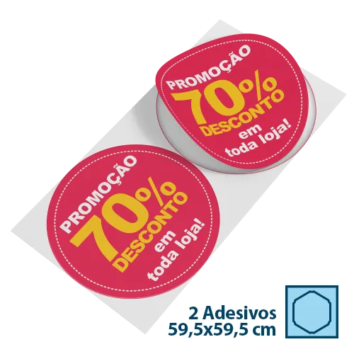 2 Redondos 59,5x59,5cm