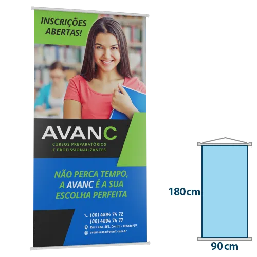 Banner 280g 90x180cm